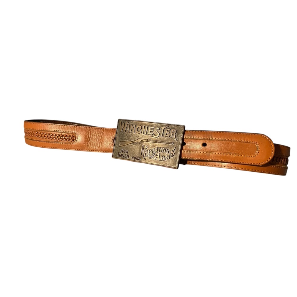 Winchester Brown Leather Belt